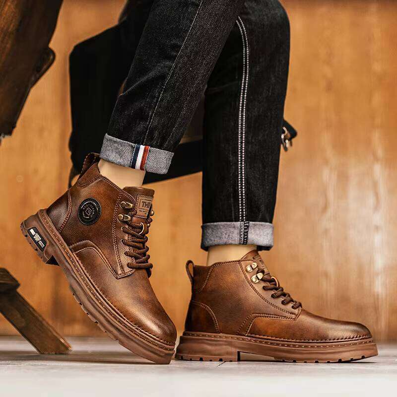 2023 Top Selling Waterproof Casual Boots Men Shoes Fashion