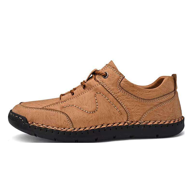 Men's New Cowhide Casual Shoes Large Outdoor