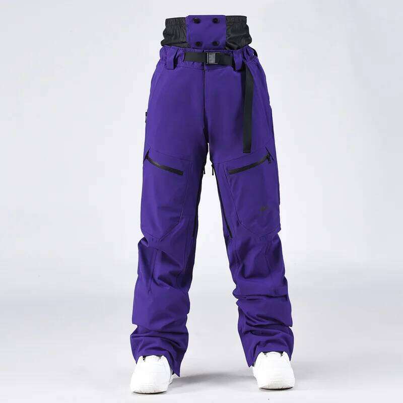 2025 New Outdoor Sports Windproof Waterproof Warm Breathable Cotton Single/Double Board Ski Casual Pants