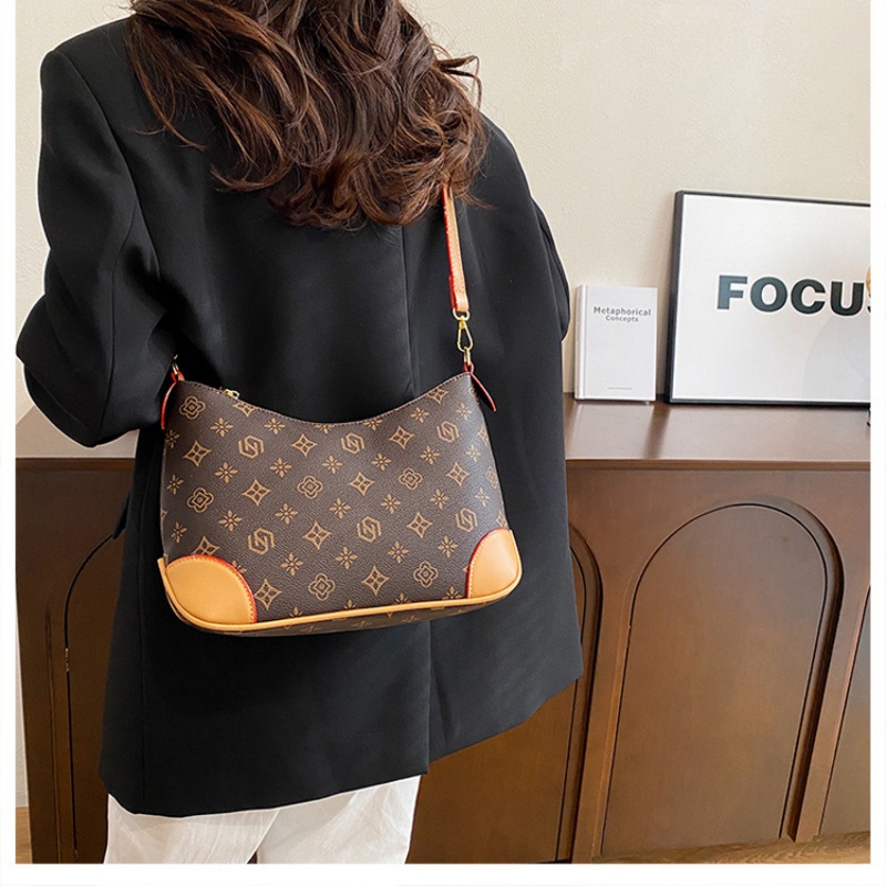 2025 Free Shipping Women's Designer Luxury Fashion Vintage Underarm Bag Shoulder Bag Crossbody Bag brown khaki