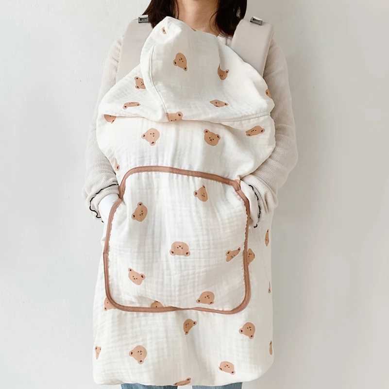 Baby Bear Swaddle Wrap Summer Windproof Multifunctional Baby Blanket Soft Cotton Cloak Cape Hooded Bath Towel Stroller Blanket y250610UWBZ