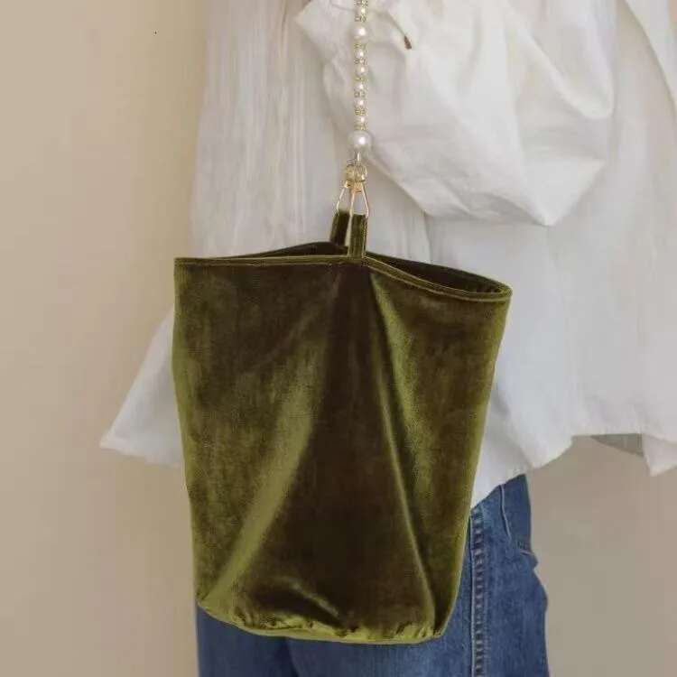Fashion Veet Bags Totes Shoulder Bag Women Party Casual Stylish Handbag Pearls Crossbody