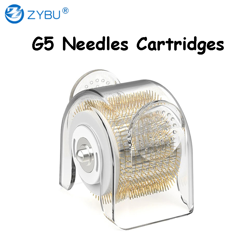 10 Pcs Derma Roller Head 540 Titanium Needle Roller 0.25mm 0.5mm 1.0mm 1.5mm 2.0mm Micro Needle Interchangeable head For Bio Roller G5 EMS Stamp Cartr