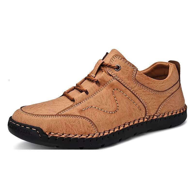 Men's New Cowhide Casual Shoes Large Outdoor