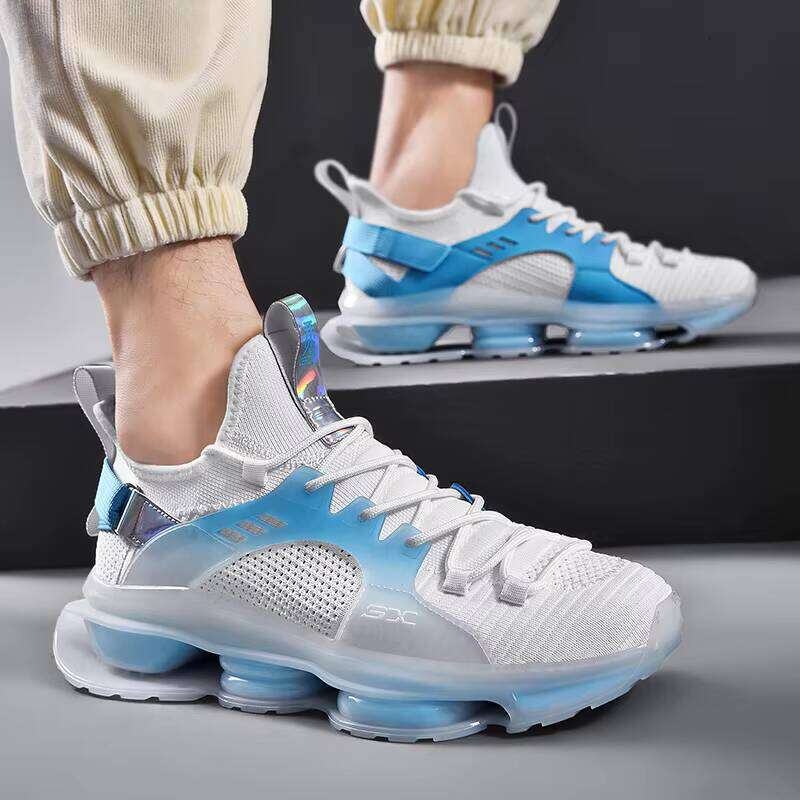 New Blade Sole Sneakers Teen Student Men's Large Size Casual Sports Running Shoes