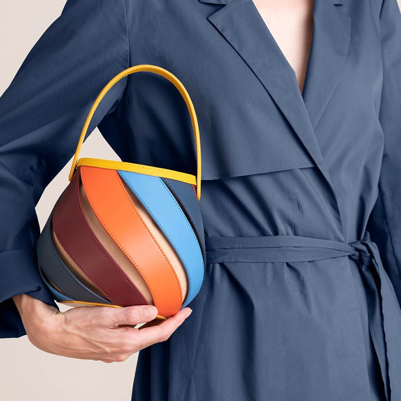 Free Shipping 2025 New Designer Bag Color Blocked Cross-border Niche Handbag Handheld Luxury Wallet High-quality Patch Shoulder Bag