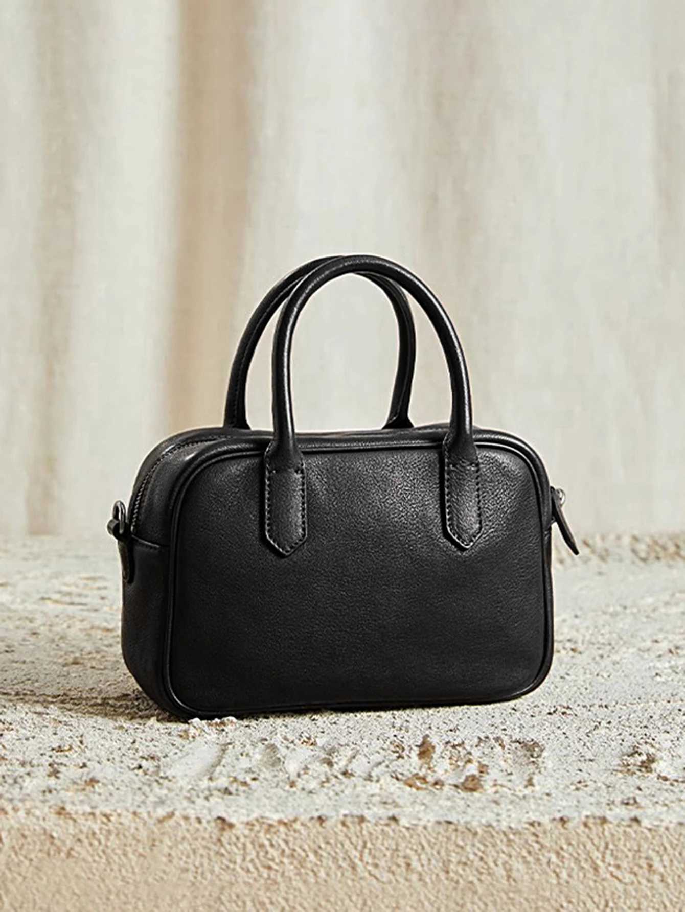 MIYIN Classic Vintage PU Leather Womens Handbag Solid Color Fashion Designer Messenger Bag High Quality Underarm Shoulder Bag Y250607