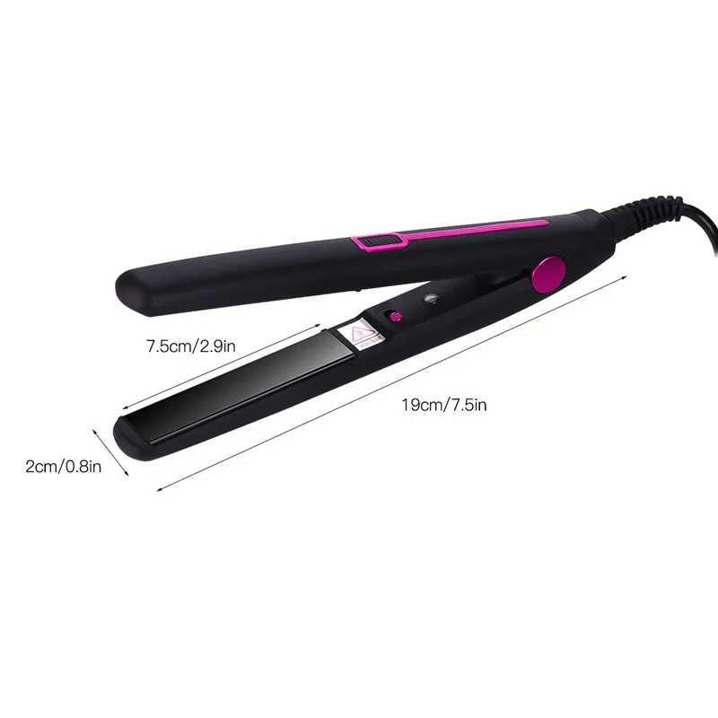 Professional Hair Straightener Negative Ion Care Hair Style Tools Fast Heating Hair Iron Curler 2 in 1 Hairdressing Appliance W250610
