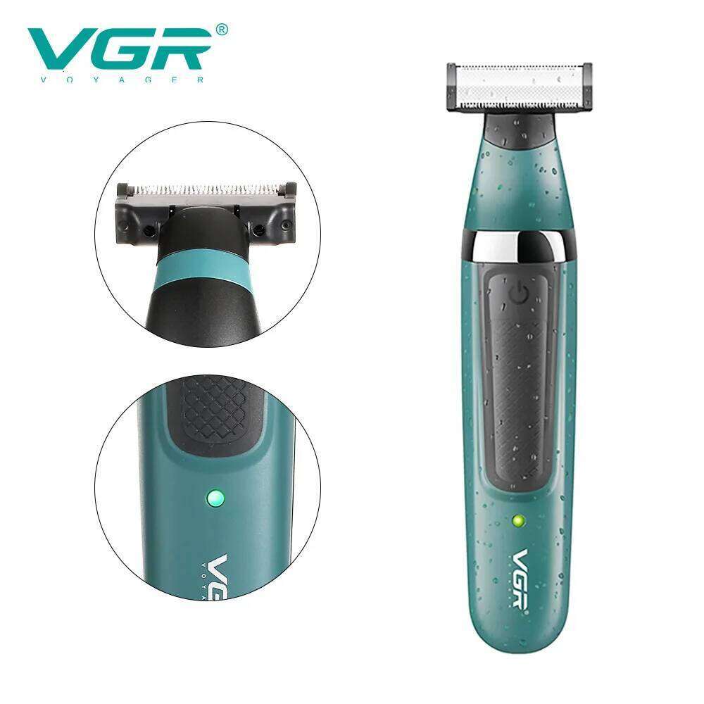VGR Pubic Hair Removal Intimate Areas Places Part Haircut Rasor Clipper Trimmer for Groin Epilator Safety Razor Man Lady Shaving