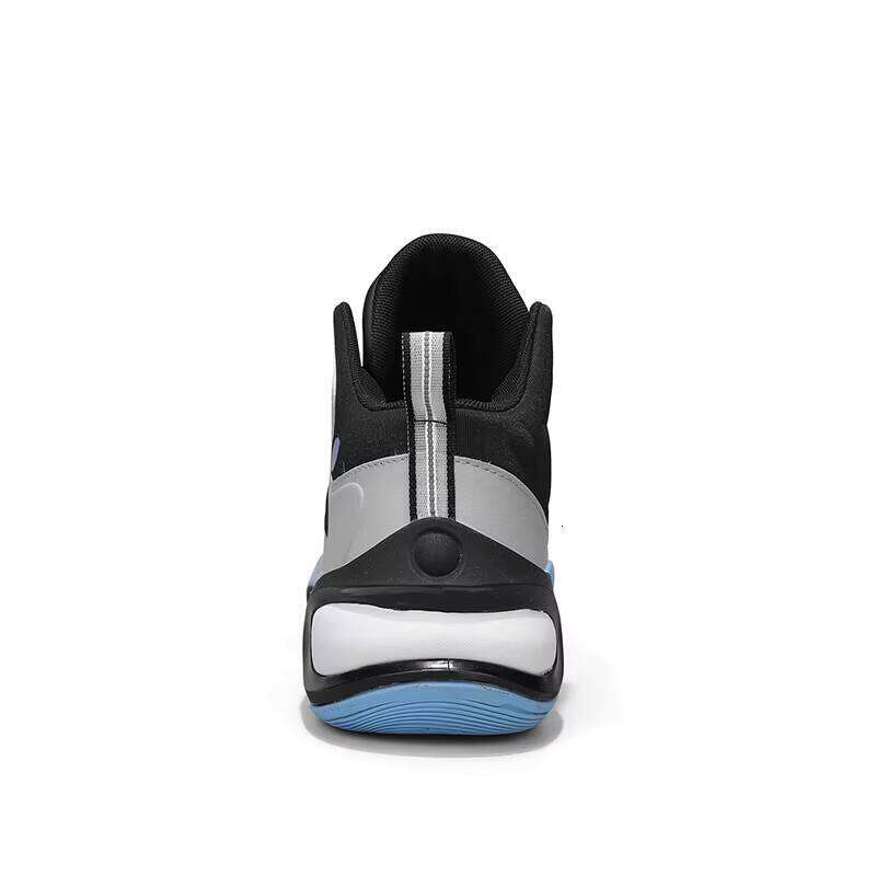 high quality anti slip rubber sole breathable sneakers sports leather upper womens mens basketball shoes