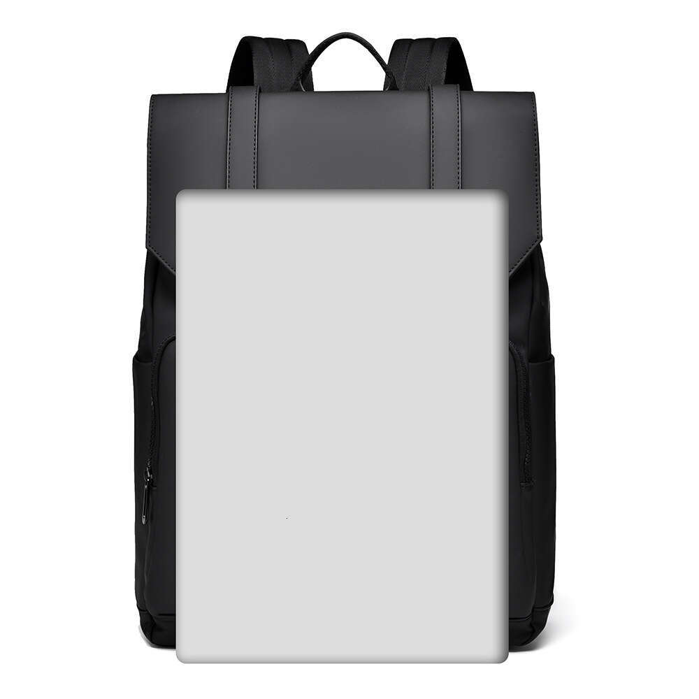 2024 Large Capacity Commuter Men's Backpack Autumn New Solid Color Fashion Simple