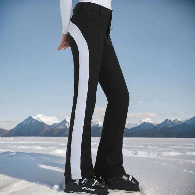 Ladies High Elasticity Skiing Women Slim Winter Trousers 2025 Alpine Sport Ski Pants Outdoor Warm Waterproof Snow Clothes