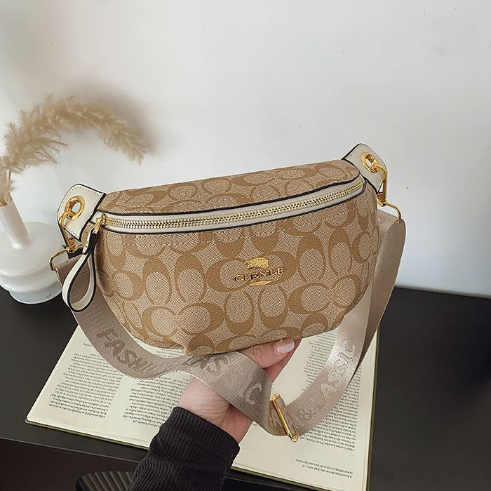 Waist Bags 2025 New Designer Bag Fashionable Soft Leather Floral High-quality Texture Daily Matching For Women
