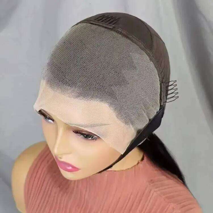 300% Density Straight Human Wigs for Black Women 10-30 Inches Double Drawn Bob Hair 13x4 HD Lace Frontal Wig PrePlucked