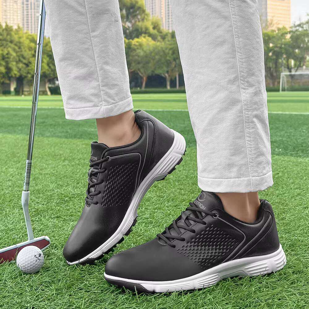 Hot Selling Cross-border Large Size Golf Soles with Active Spikes Sports Men's Shoes