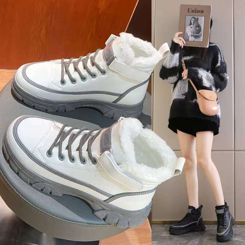 Hot Selling New Thick Shoes Waterproof Headed Casual Boots Short Boot for Women