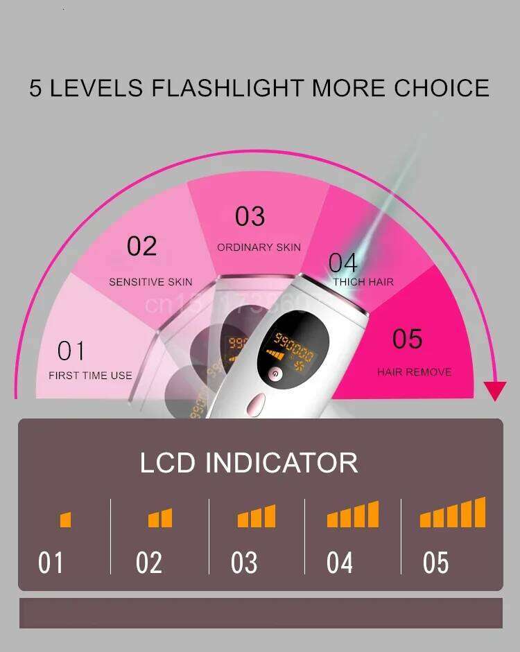 New Hot E Pulse 990,000 Pulses Flashes Whole Body Bikini Permanent Hair Removal laser Epilator Device