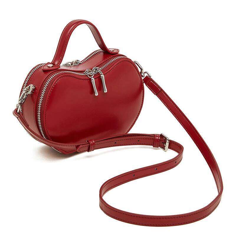 Designer Bag New Women S Fashion Genuine Leather Apple Shape Handbags Small Shoulder Bag High Quality Cowhide Crossbody Bags