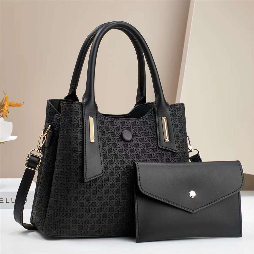 New Simple Fashion Trend Mother-Daughter High-End Large Capacity Shoulder Crossbody Bag Handbag for Women