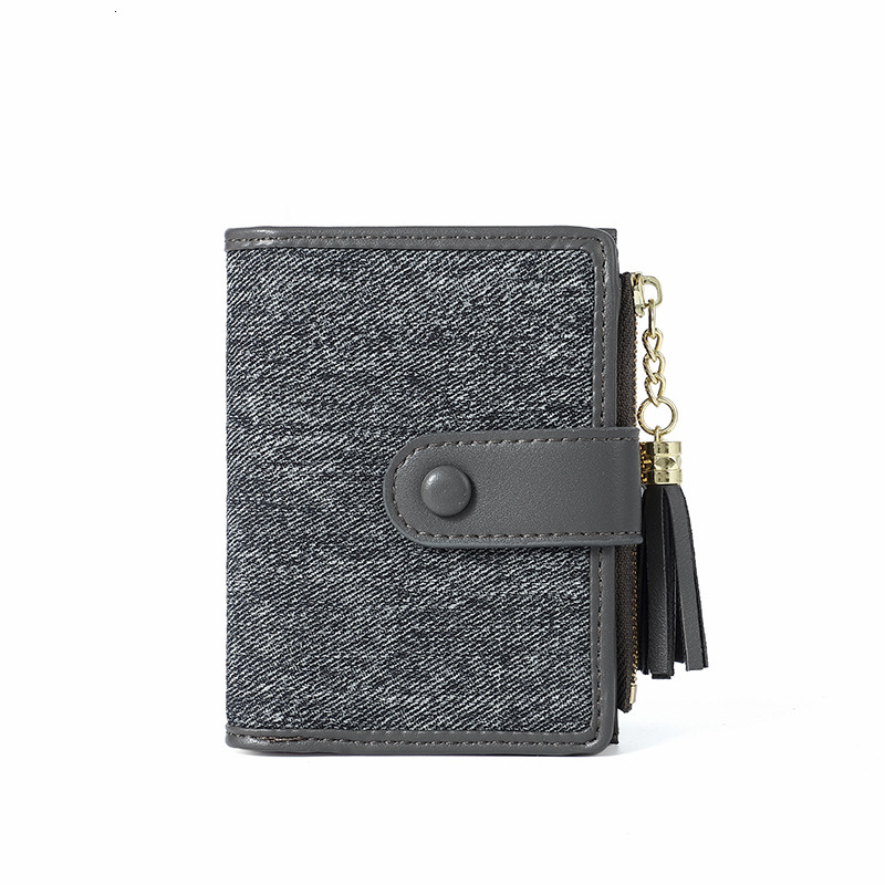 Free Shipping 2025 New Designer Bag High-end Short Coin Bag INS Style Tassel Women's Wallet Exquisite And Practical Simple Card Bag
