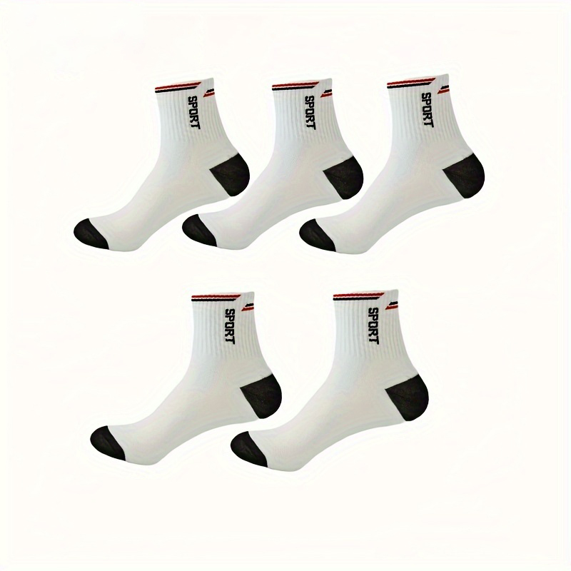Mesh Fabric Breathable Sports Socks Featuring Comfort-Cushioned Sole for Enhanced Performance