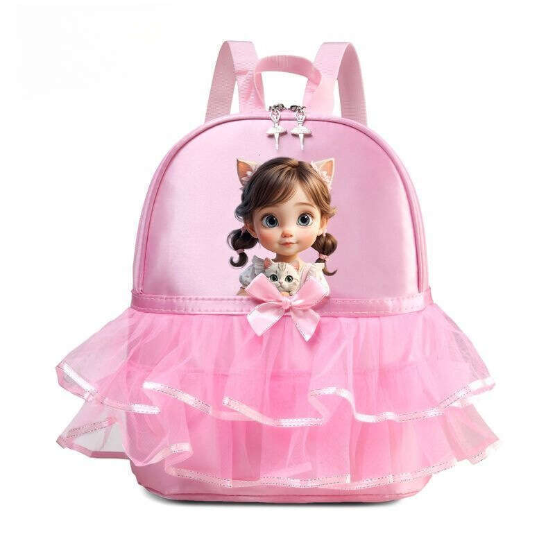 New for Girls, Children's Dance Backpack, Large Capacity, High Aesthetic Ballet Bag