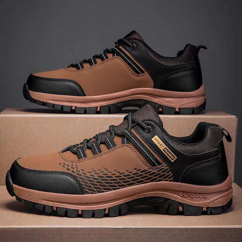 Hot Selling Outdoor Men Climbing Shoes Breathable Lightweight Mountain Hiking Boots