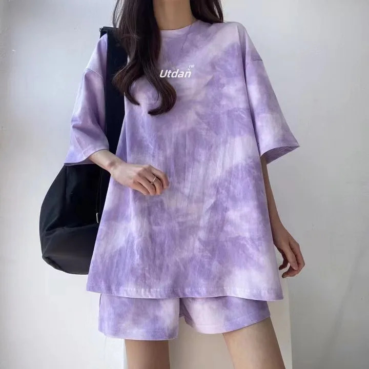 Running Sets Sports Suits for Women Summer Thin Sweet Tops and Shorts Casual Womens Suits Gym Sportswear Tracksuits 250609