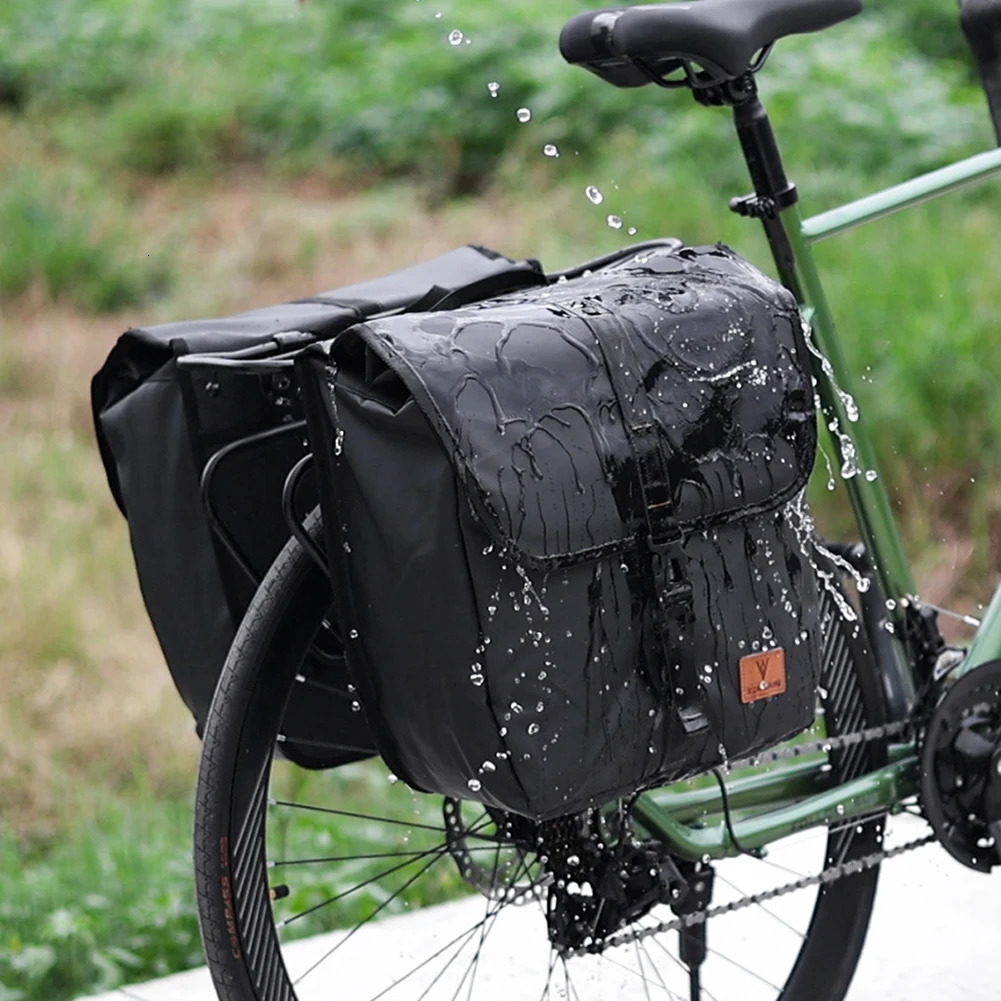 Trunk Pannier Bag Multifunction Rear Seat Panniers Pack Large Capacity Bicycle Saddle Bag with Handle for Outdoor Riding Travel 250610