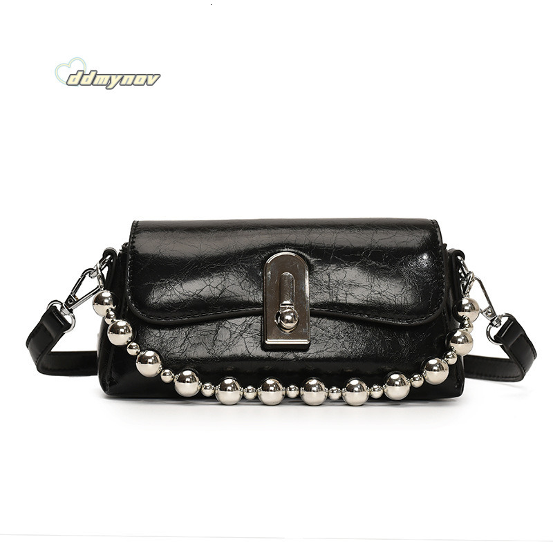Light Luxury Women's 2025 New High-end Niche Quilted Chain Commuter Versatile Underarm Crossbody Shoulder Bag ddmynov