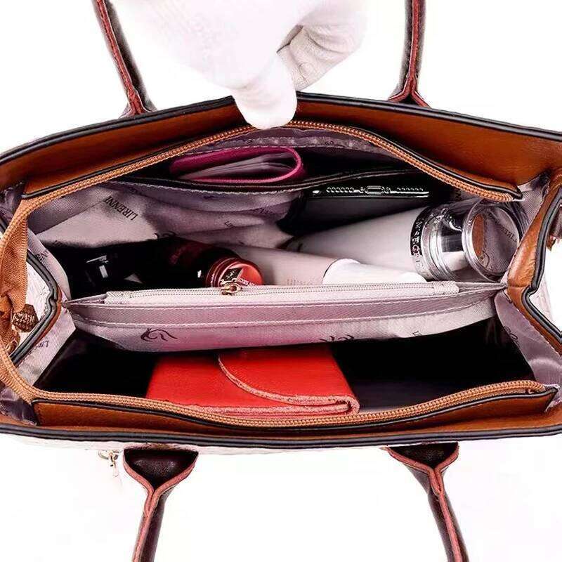 Annmouler Handbag For Women 2022 Quality Tote Large Capacity Crocodile Leather Bags Designer Crossbody Bag With Belt