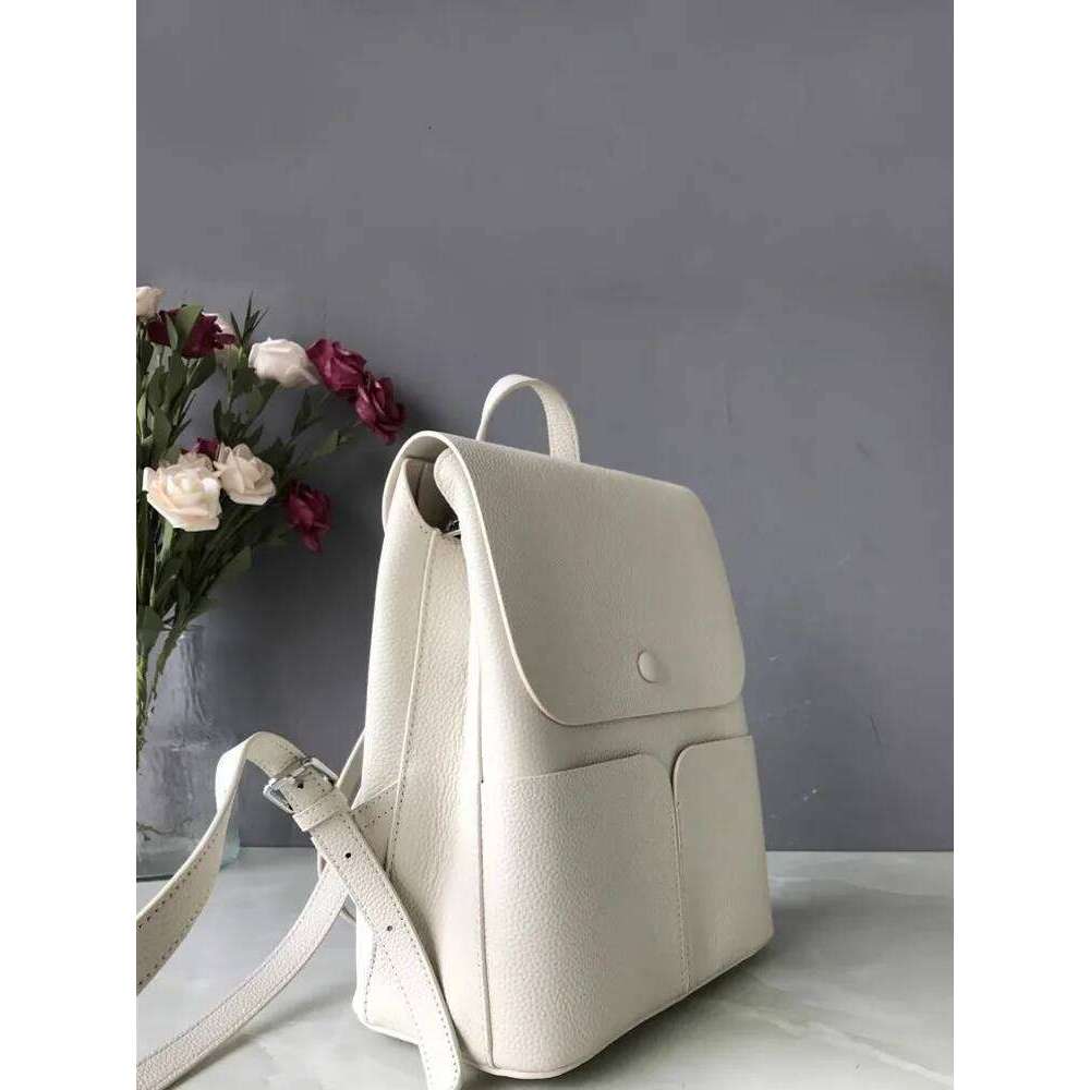 Retro Casual New Genuine Office Solid Color Natural Leather Travel Backpack Womens Shoulder School Bag 2025/06/10