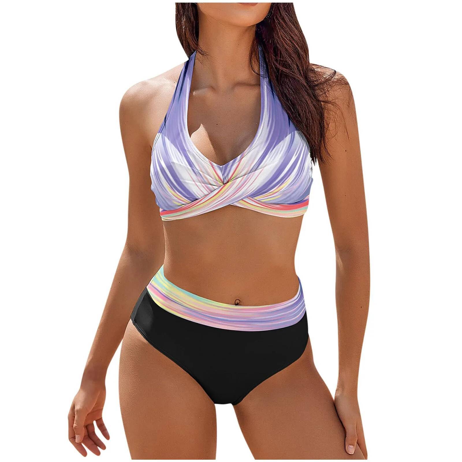 Sexy Bikini Push Up Swimwear Women Brazilain Biquinis Feminino 2024 Swimsuit Tanga Swimming Bathing Suit 2 Piece Set Mujer
