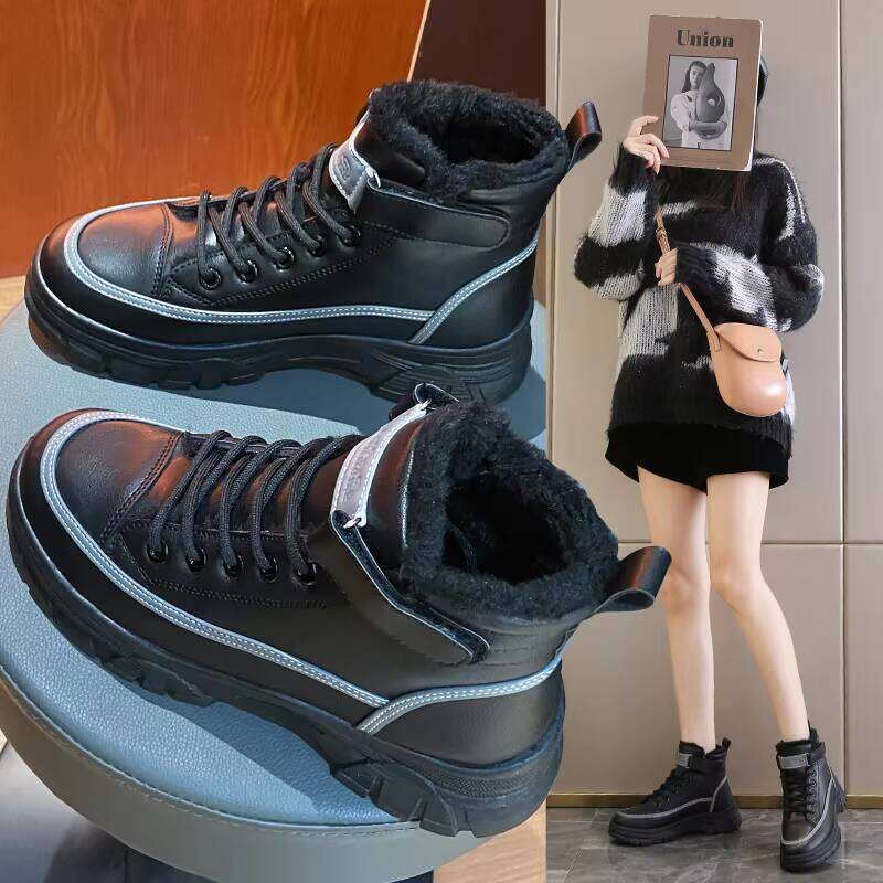 Hot Selling New Thick Shoes Waterproof Headed Casual Boots Short Boot for Women