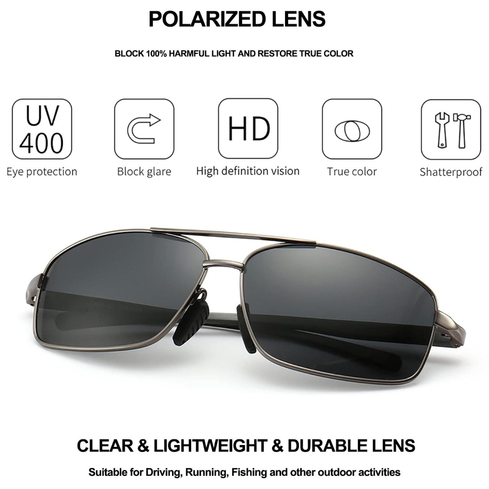 Wholesale Outdoor Sports UV400 Fishing Classic Foreign Colorful Driving Goggle Women Men Fashion Metal Polarized Sunglasses