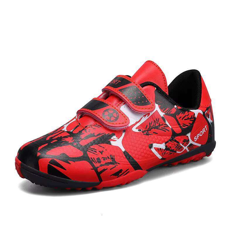 Cheap Easy Wear Children No Laces Waterproof Futsal Kids Non slip Training Soccer Shoes for Little Child