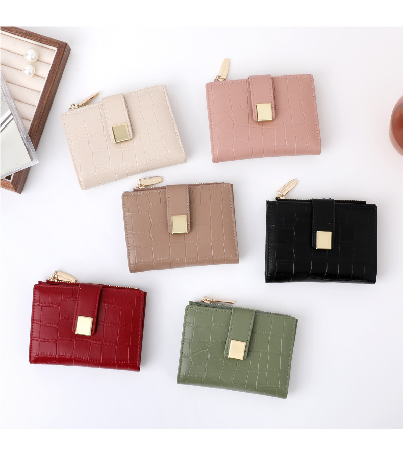 Free Shipping 2025 New Designer Bag With Crocodile Pattern High-end Magnetic Buckle Coin Bag Exquisite And Practical Women's Wallet High-quality 