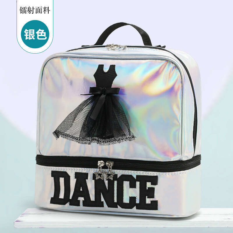 Children's Fashion Laser Backpack Ballet Latin Storage Girls' Dance Bag