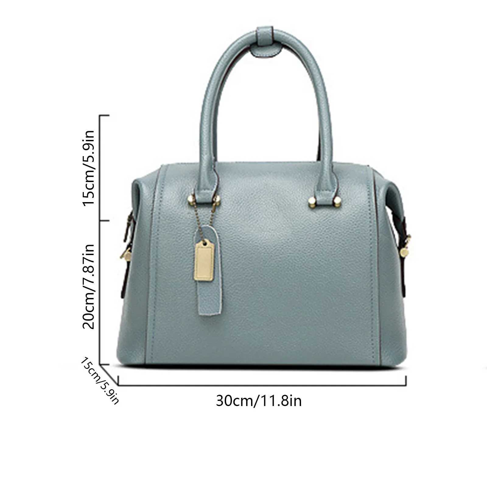 Fashion Large Capacity PU Portable Shoulder Bag Simple Solid Color Messenger Bag For Female Soft Leather Handbag Y250607