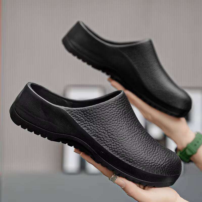 Factory Wholesale Anti-slip EVA Chef Waterproof Casual Rain Shoes Light Weight Unisex Slipper