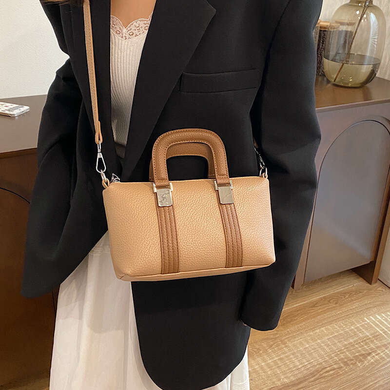 Handbag For Women New Trendy Fashion Shoulder Versatile Commuter Soft Leather Texture Crossbody Small Square Bag