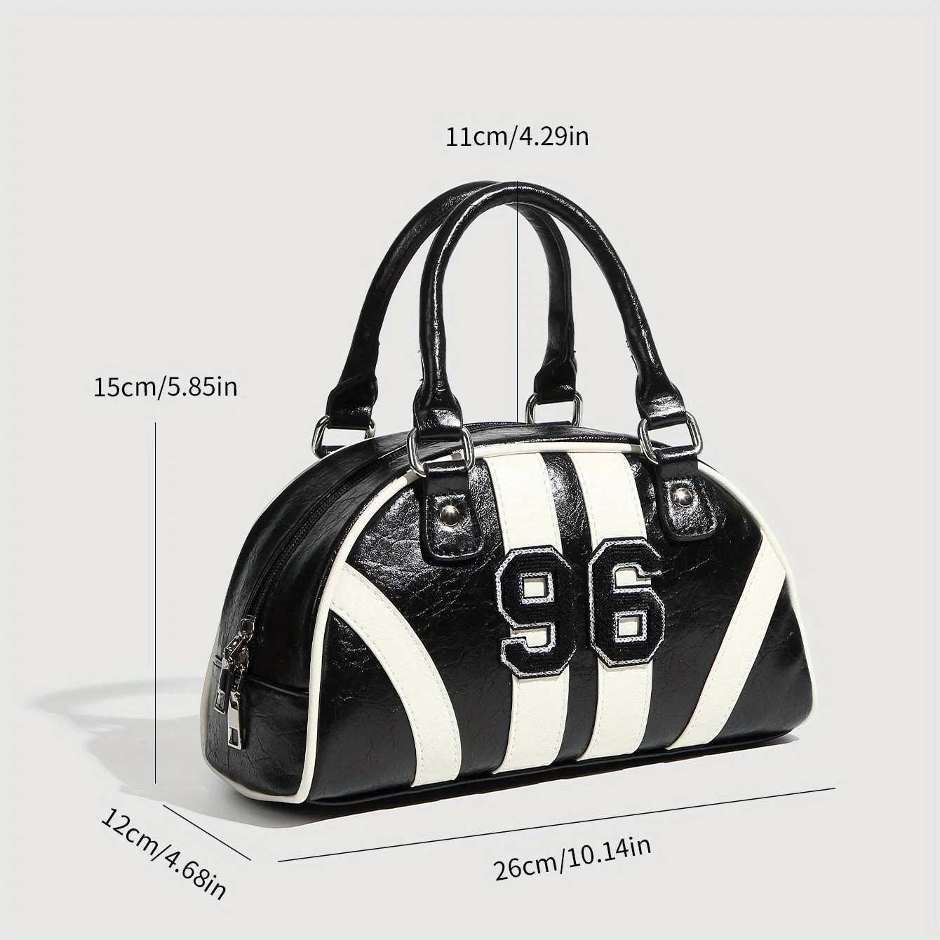 Trendy Womens Boston Bag Handbag Niche Single Shoulder Crossbody Bag Racing Bowling Bags Y250607