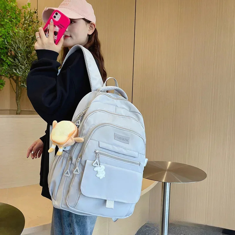 Women Backpack School Backpack for Teenage Youth Kawaii Student Rucksack Laptop Books Bag Bolsas Mochila 250606
