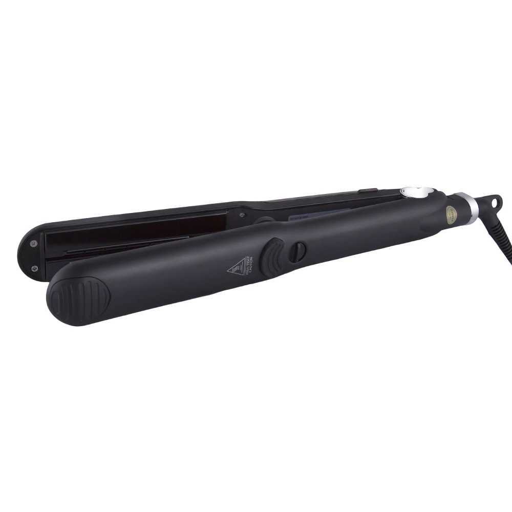 Professional Ceramic Steam Multifunctional Curling Iron Fast Heating Hair Flat Iron Vapor Barber Tools Black W250814