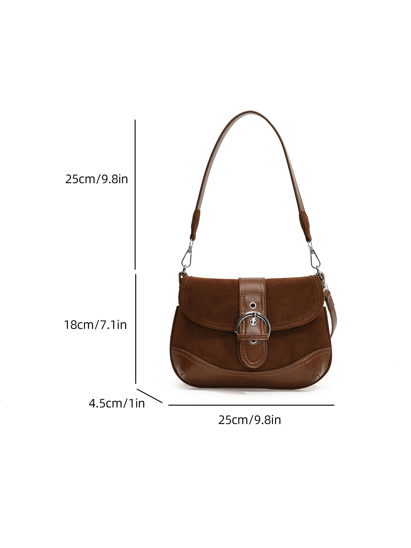Niche texture bag fashion simple retro armpit frosted oneshoulder messenger bag 250605
