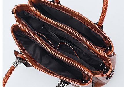 Free Shipping New Designer Bag For 2025 And Retro Women's Bag Trendy Foreign Oil Wax Leather Luxury Wallet Cross-border Handbag Shoulder One Piec