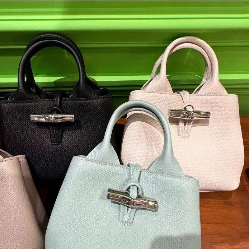 2025 New Niche Bamboo Simple Joker Commuter Slung Tote Shoulder Handbag Bag