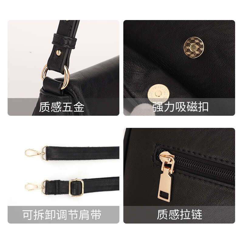 Korean Style Fashion Versatile Underarm Urban Simple Crossbody Women's Shoulder Small Square Bag