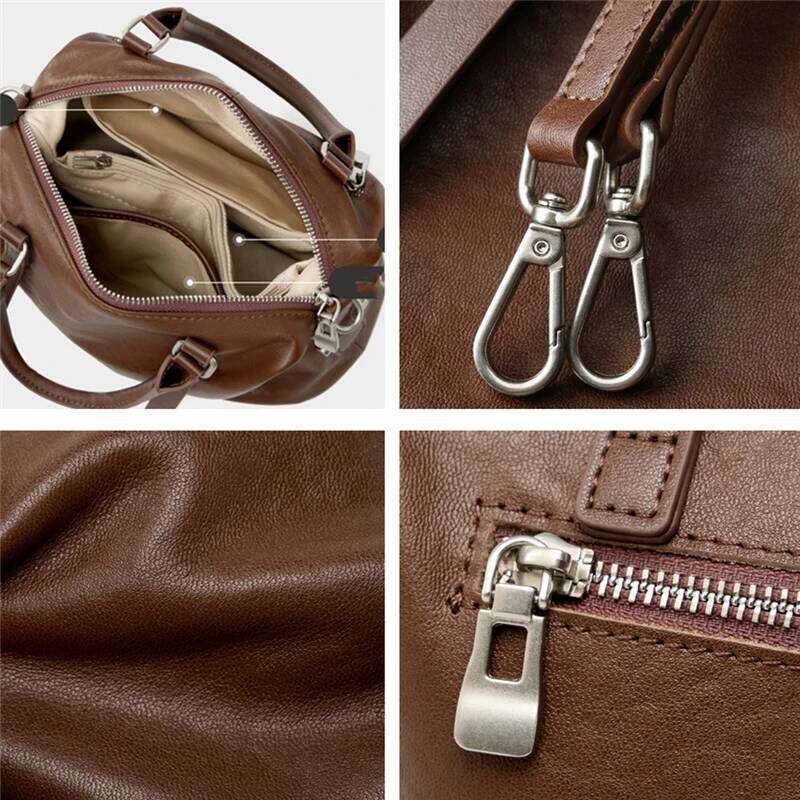Hifashion Vintage Genuine Leather Handbags For Women 2025 Trend Designer Top Handle Satchel Work Ladies Shoulder Crossbody Bags