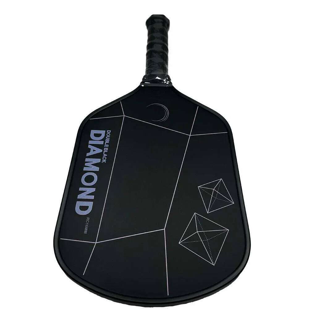 New Double Black Dia RC16mm PINK/White DBD Thermoforming T700 carbon fiber Pickleball Paddle Approved by USAPA